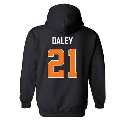 Virginia Tech - NCAA Women's Basketball : Melannie Daley - Vintage Sports Shersey Hooded Sweatshirt-1