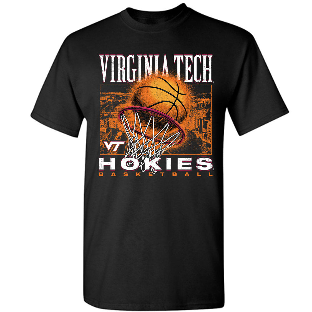Virginia Tech - NCAA Women's Basketball : Kate Sears - Vintage Sports Shersey T-Shirt-0