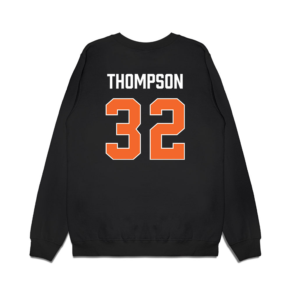 Clemson - NCAA Women's Basketball : RAVEN THOMPSON - Vintage Shersey Premium Crewneck Sweatshirt-1