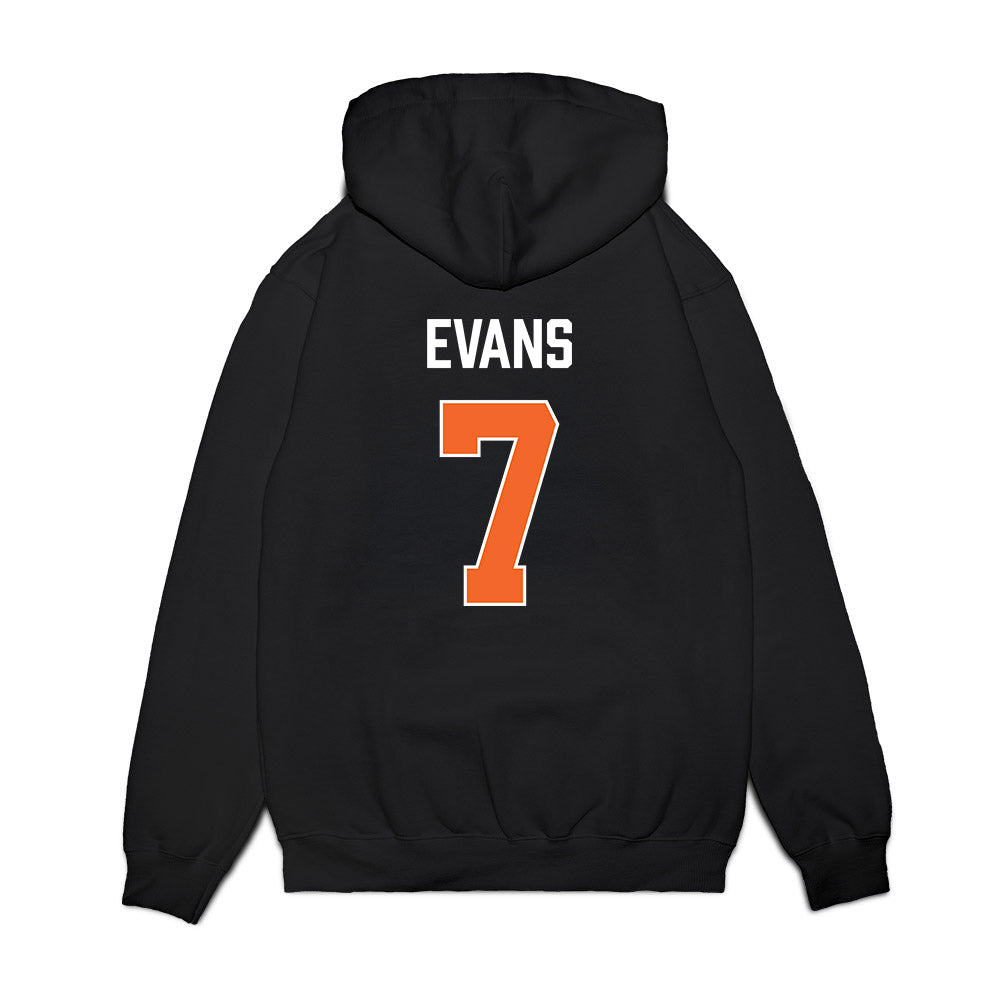 Clemson - NCAA Women's Basketball : Summah Evans - Vintage Shersey Premium Hooded Sweatshirt-1