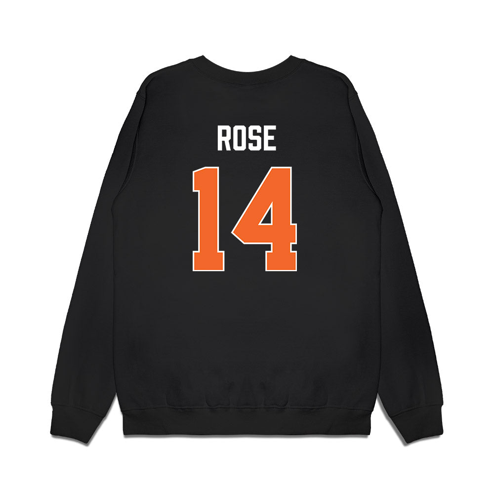 Clemson - NCAA Women's Basketball : Rachael Rose - Vintage Shersey Premium Crewneck Sweatshirt-1