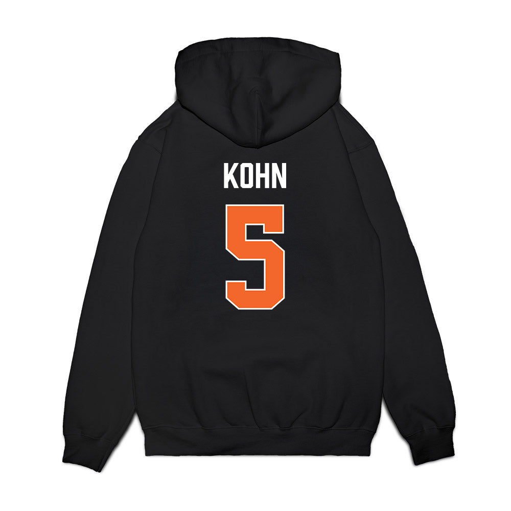 Clemson - NCAA Women's Basketball : Hannah Kohn - Vintage Shersey Premium Hooded Sweatshirt-1