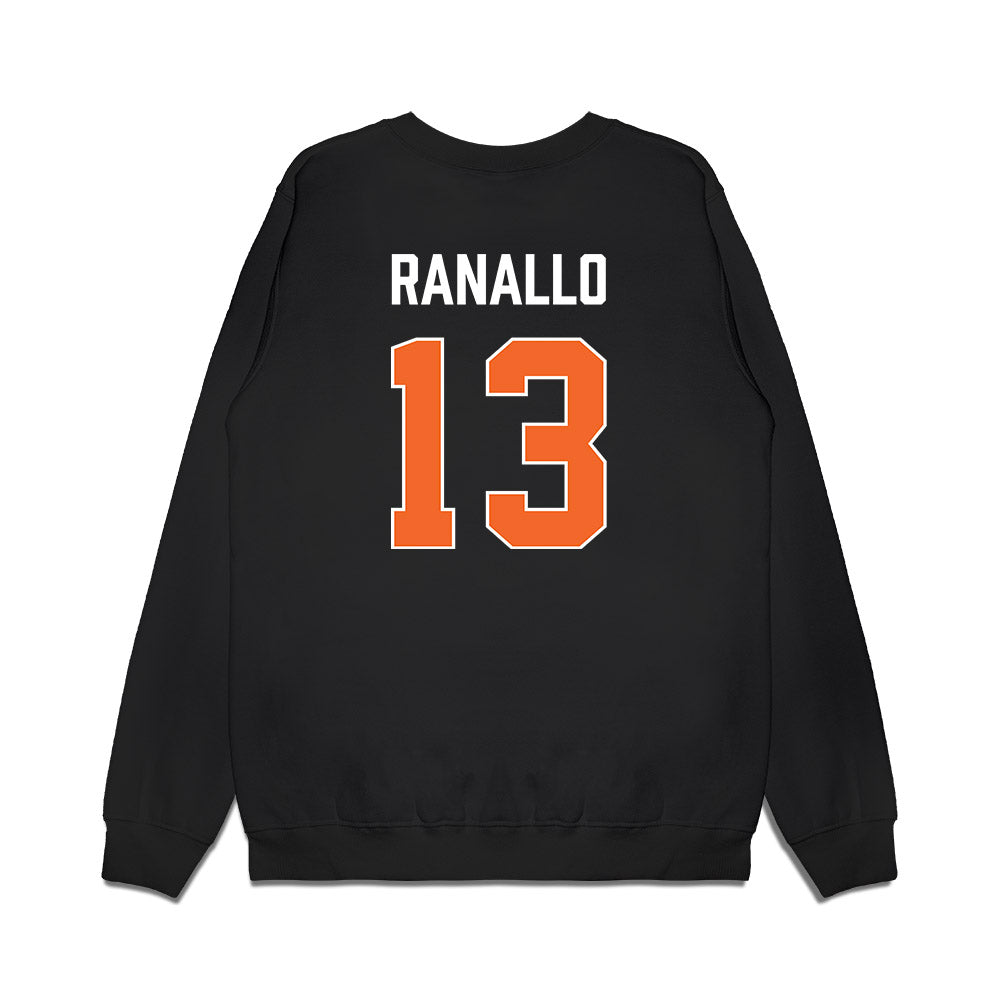 Clemson - NCAA Women's Basketball : Bella Ranallo - Vintage Shersey Premium Crewneck Sweatshirt-1