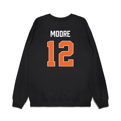 Clemson - NCAA Women's Basketball : Mia Moore - Vintage Shersey Premium Crewneck Sweatshirt-1