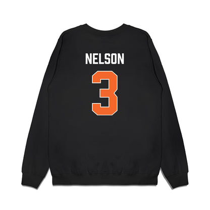Clemson - NCAA Women's Basketball : Mackenzie Nelson - Vintage Shersey Premium Crewneck Sweatshirt-1