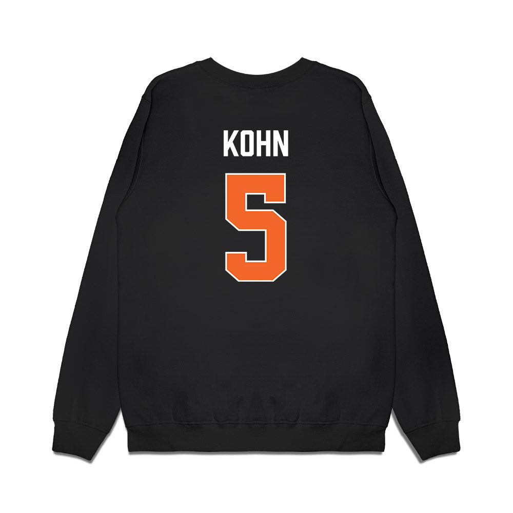 Clemson - NCAA Women's Basketball : Hannah Kohn - Vintage Shersey Premium Crewneck Sweatshirt-1