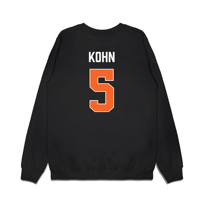 Clemson - NCAA Women's Basketball : Hannah Kohn - Vintage Shersey Premium Crewneck Sweatshirt-1