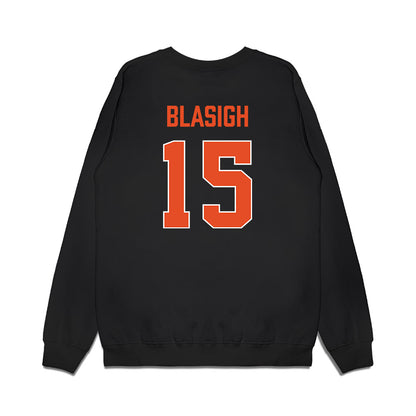 Miami - NCAA Women's Basketball : Vittoria Blasigh - Vintage Shersey Premium Crewneck Sweatshirt-1
