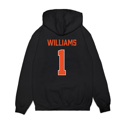 Miami - NCAA Women's Basketball : Camille Williams - Vintage Shersey Premium Hooded Sweatshirt-1