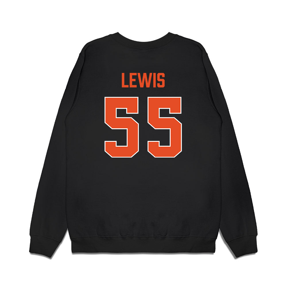 Miami - NCAA Men's Basketball : Acaden Lewis - Vintage Shersey Premium Crewneck Sweatshirt-1