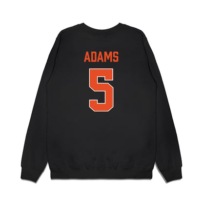Miami - NCAA Women's Basketball : Ahnay Adams - Vintage Shersey Premium Crewneck Sweatshirt-1