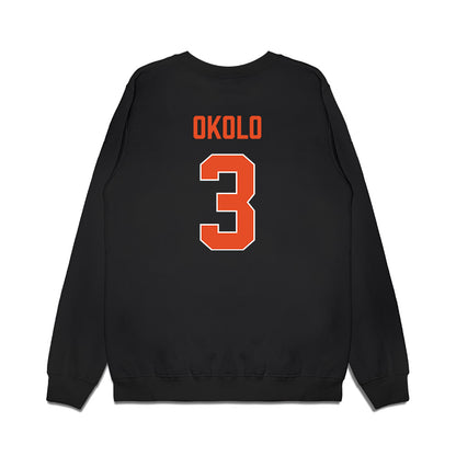 Miami - NCAA Women's Basketball : Soma Okolo - Vintage Shersey Premium Crewneck Sweatshirt-1