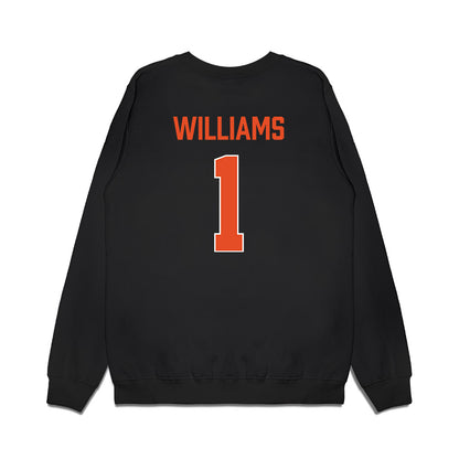 Miami - NCAA Women's Basketball : Cameron Williams - Vintage Shersey Premium Crewneck Sweatshirt-1