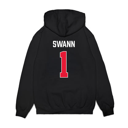 Rutgers - NCAA Women's Basketball : Lauryn Swann - Vintage Shersey Premium Hooded Sweatshirt-1