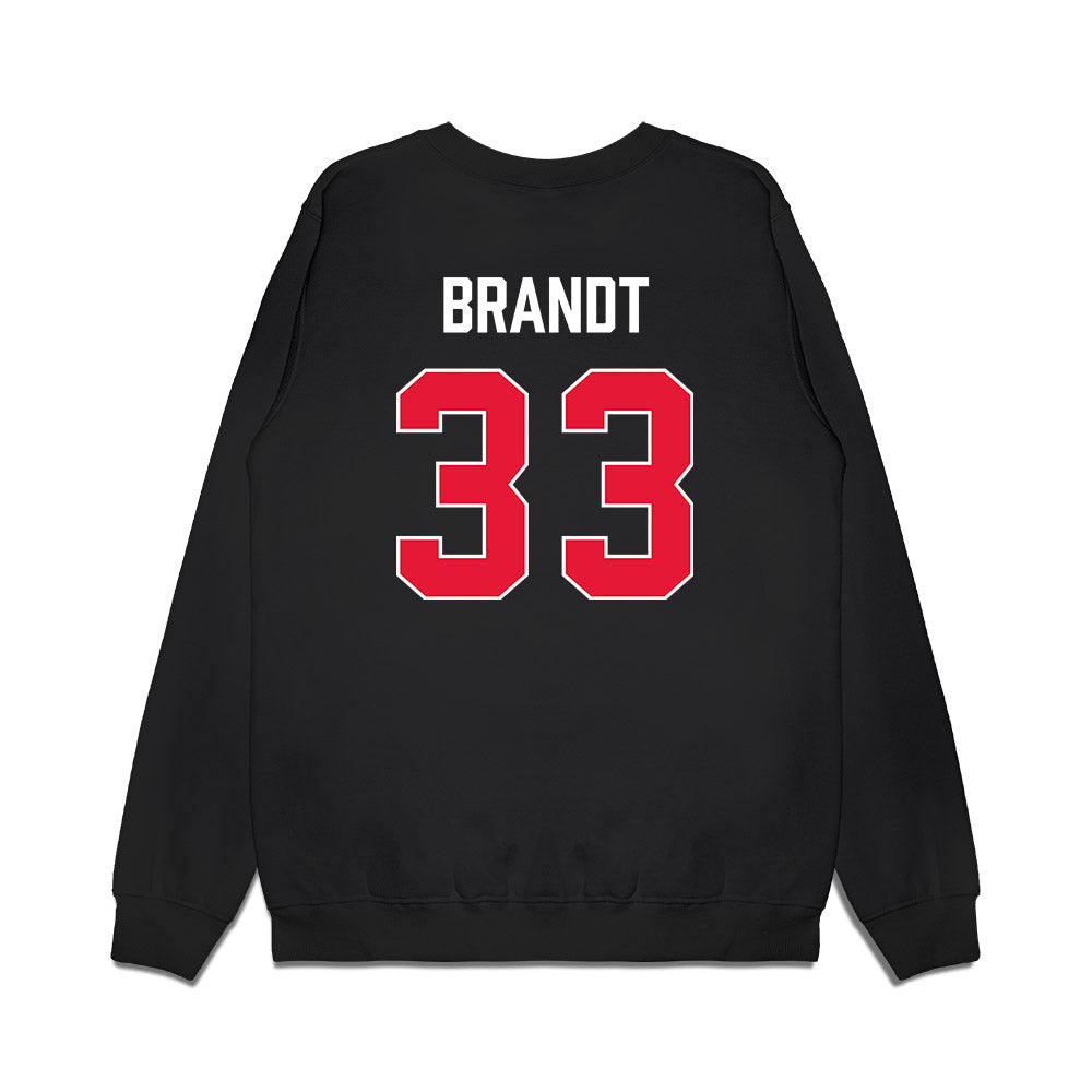 Rutgers - NCAA Women's Basketball : Kennedy Brandt - Vintage Shersey Premium Crewneck Sweatshirt-1