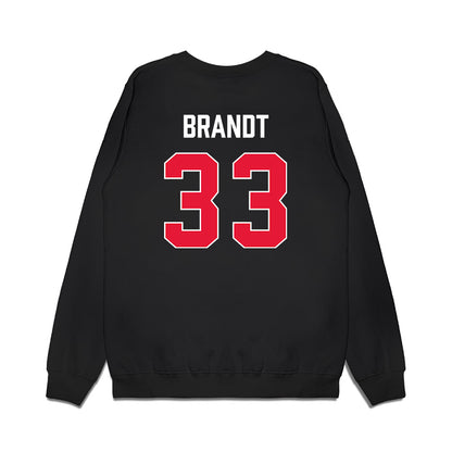 Rutgers - NCAA Women's Basketball : Kennedy Brandt - Vintage Shersey Premium Crewneck Sweatshirt-1