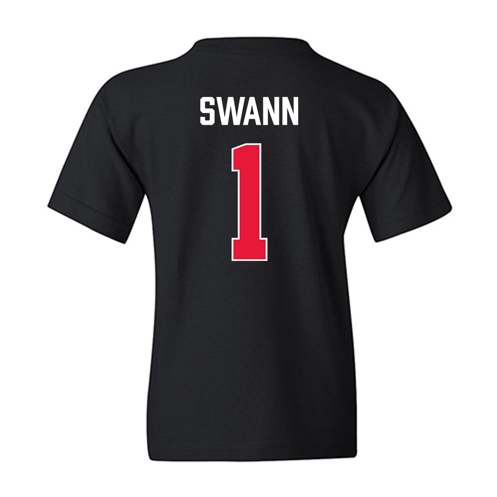 Rutgers - NCAA Women's Basketball : Lauryn Swann - Vintage Shersey Youth T-Shirt-1