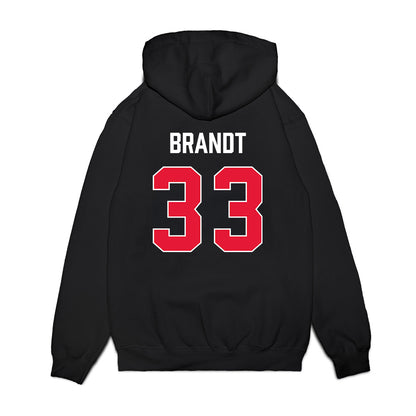 Rutgers - NCAA Women's Basketball : Kennedy Brandt - Vintage Shersey Premium Hooded Sweatshirt-1