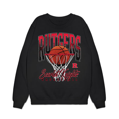 Rutgers - NCAA Men's Basketball : Emannuel Ogbole - Vintage Shersey Premium Crewneck Sweatshirt-0