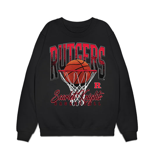 Rutgers - NCAA Men's Basketball : Denis Badalau - Vintage Shersey Premium Crewneck Sweatshirt-0
