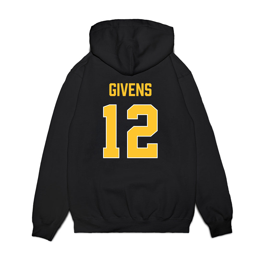Marquette - NCAA Women's Basketball : Mackenzie Givens - Vintage Basketball Premium Hooded Sweatshirt-1