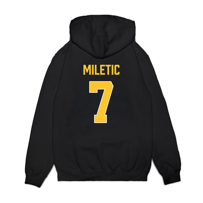 Marquette - NCAA Men's Basketball : Ian Miletic - Vintage Basketball Premium Hooded Sweatshirt-1