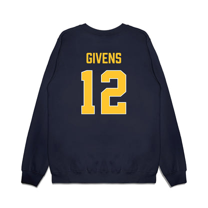 Marquette - NCAA Women's Basketball : Mackenzie Givens - Vintage Basketball Premium Crewneck Sweatshirt-1