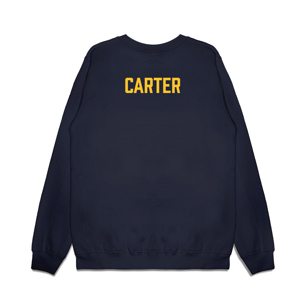Marquette - NCAA Women's Basketball : Se'Crette Carter - Vintage Basketball Premium Crewneck Sweatshirt-1