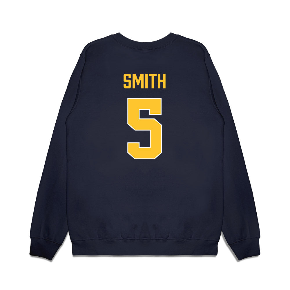 Marquette - NCAA Women's Basketball : Charia Smith - Vintage Basketball Premium Crewneck Sweatshirt-1