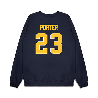 Marquette - NCAA Women's Basketball : Olivia Porter - Vintage Basketball Premium Crewneck Sweatshirt-1