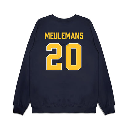 Marquette - NCAA Women's Basketball : Jordan Meulemans - Vintage Basketball Premium Crewneck Sweatshirt-1