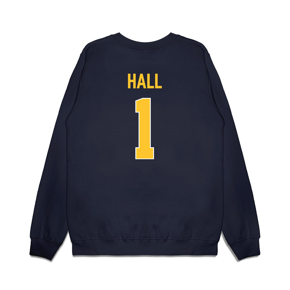 Marquette - NCAA Women's Basketball : Brooklyn Hall - Vintage Basketball Premium Crewneck Sweatshirt-1