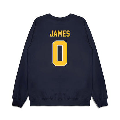 Marquette - NCAA Men's Basketball : Nigel James - Vintage Basketball Premium Crewneck Sweatshirt-1