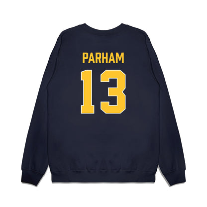 Marquette - NCAA Men's Basketball : Royce Parham - Vintage Basketball Premium Crewneck Sweatshirt-1