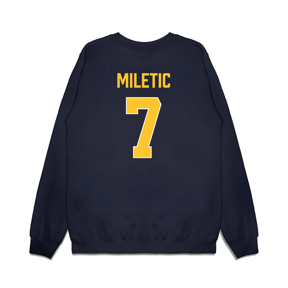 Marquette - NCAA Men's Basketball : Ian Miletic - Vintage Basketball Premium Crewneck Sweatshirt-1