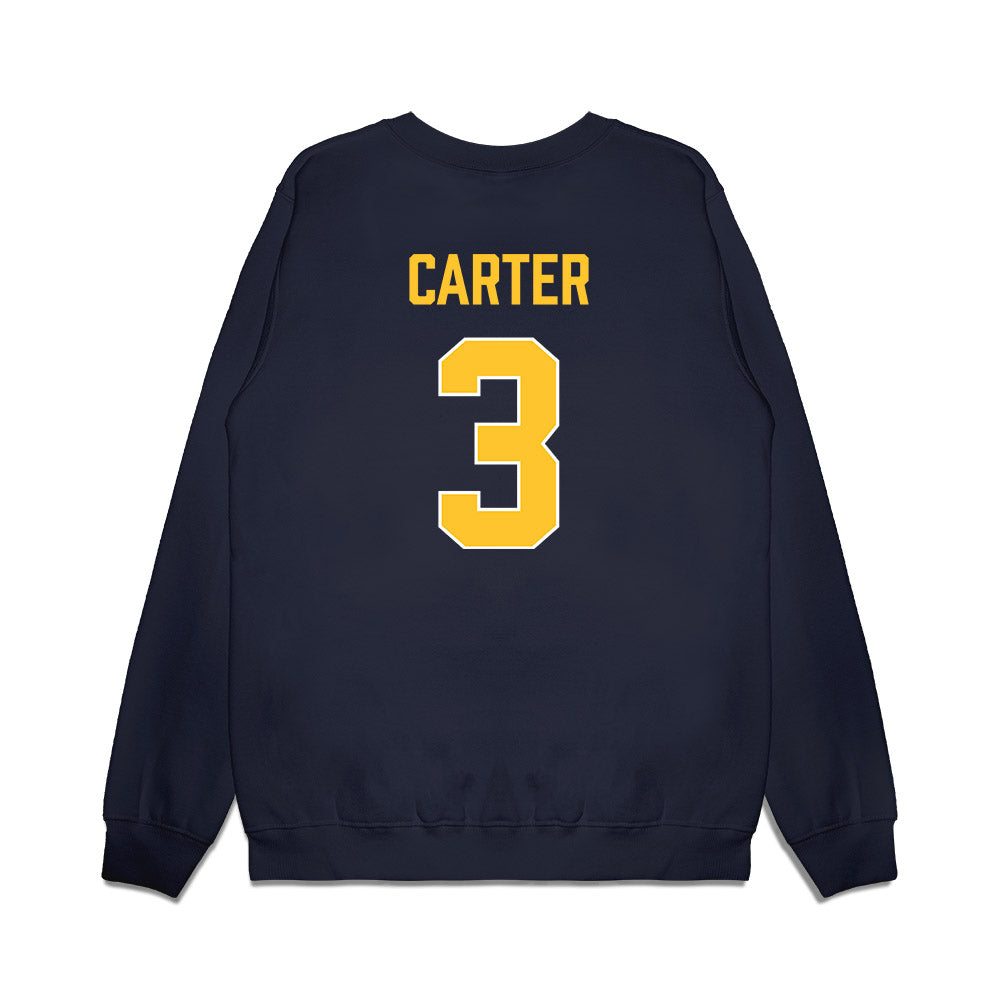 Marquette - NCAA Women's Basketball : Se'Crette Carter - Vintage Basketball Premium Crewneck Sweatshirt-1