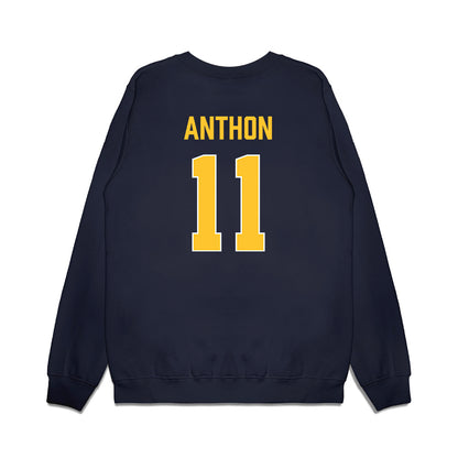 Marquette - NCAA Women's Basketball : Noelle Anthon - Vintage Basketball Premium Crewneck Sweatshirt-1