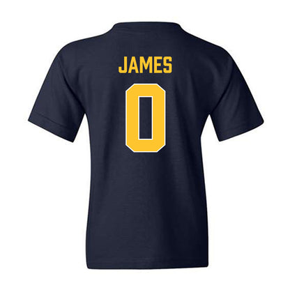 Marquette - NCAA Men's Basketball : Nigel James - Vintage Basketball Youth T-Shirt-1