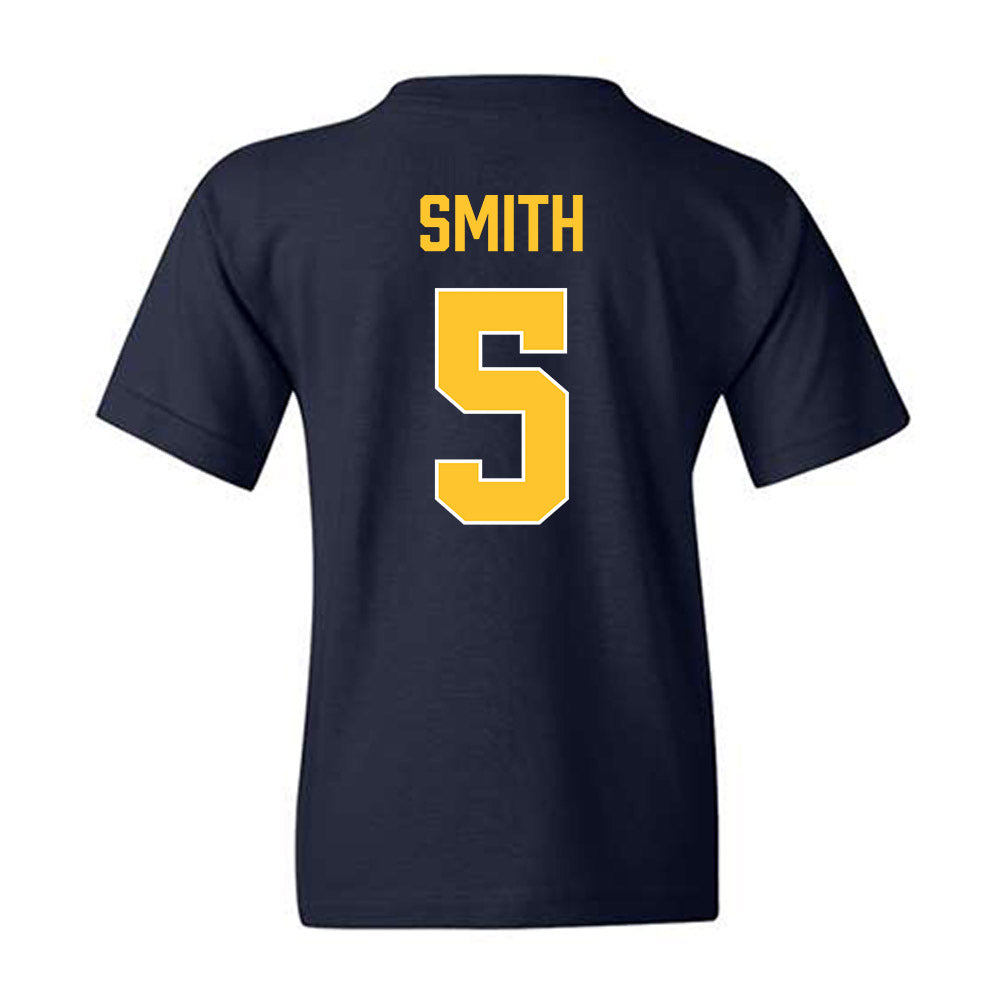Marquette - NCAA Women's Basketball : Charia Smith - Vintage Basketball Youth T-Shirt-1
