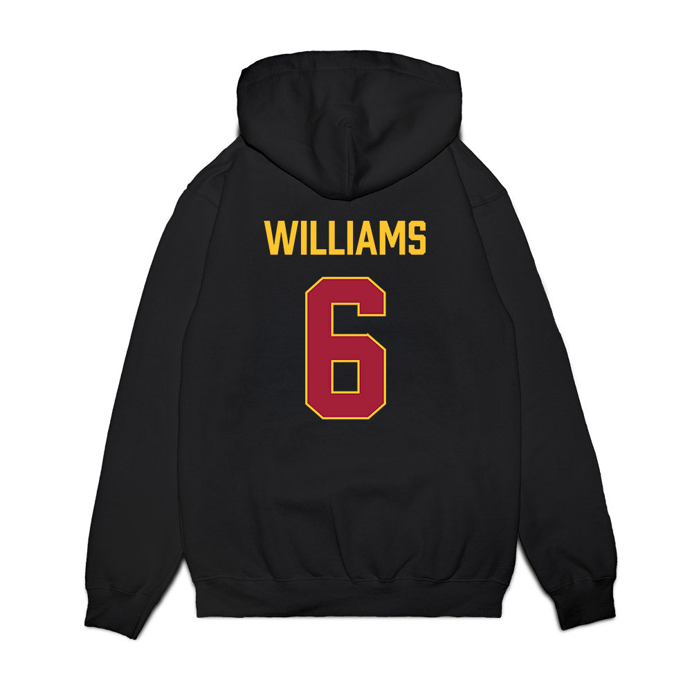 USC - NCAA Women's Basketball : Laura Williams - Vintage Basketball Premium Hooded Sweatshirt-1