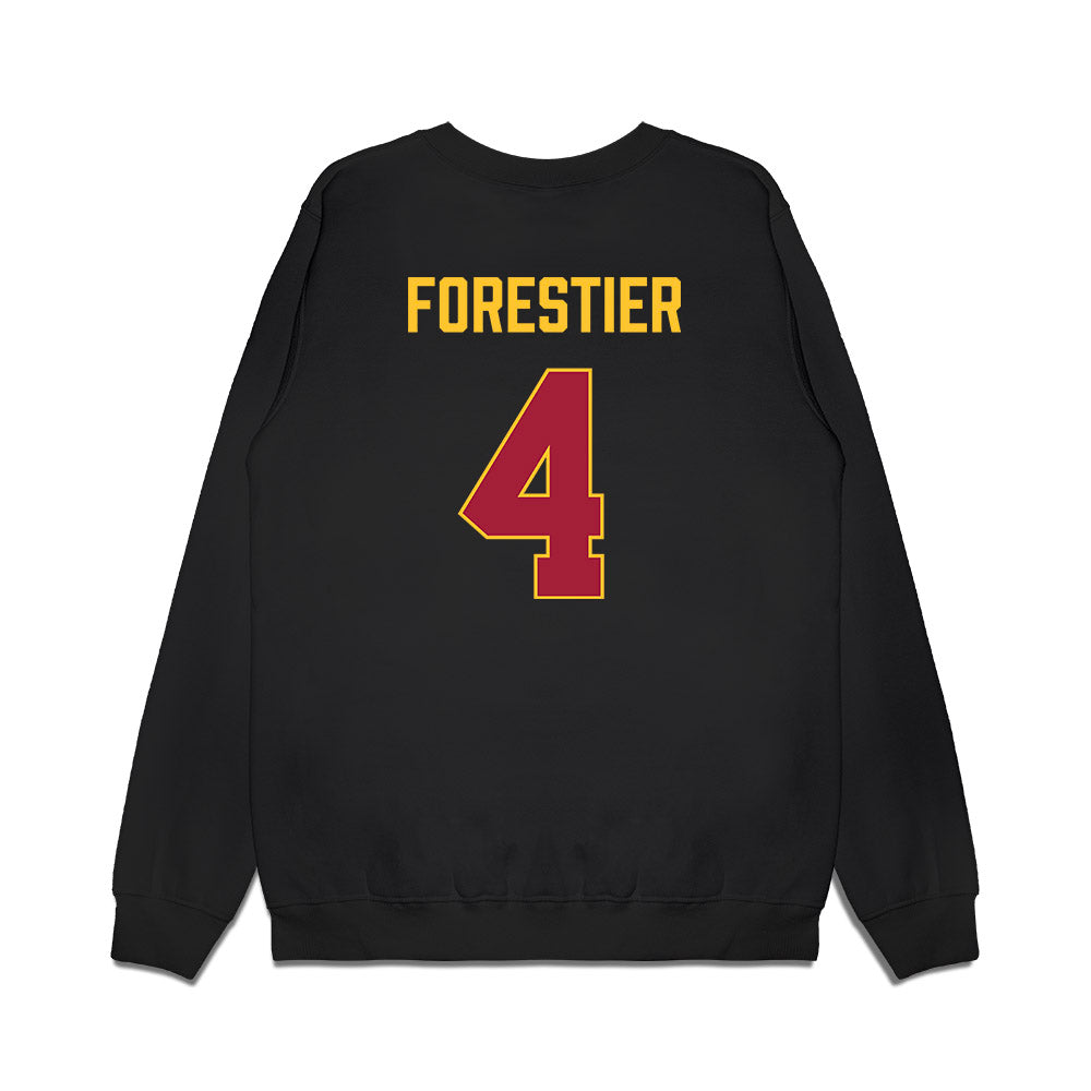 USC - NCAA Women's Basketball : Rian Forestier - Vintage Basketball Premium Crewneck Sweatshirt-1