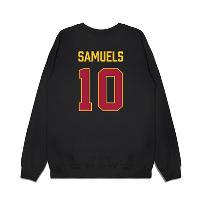 USC - NCAA Women's Basketball : Malia Samuels - Vintage Basketball Premium Crewneck Sweatshirt-1