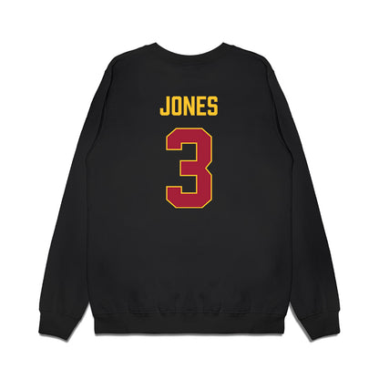 USC - NCAA Women's Basketball : Londynn Jones - Vintage Basketball Premium Crewneck Sweatshirt-1