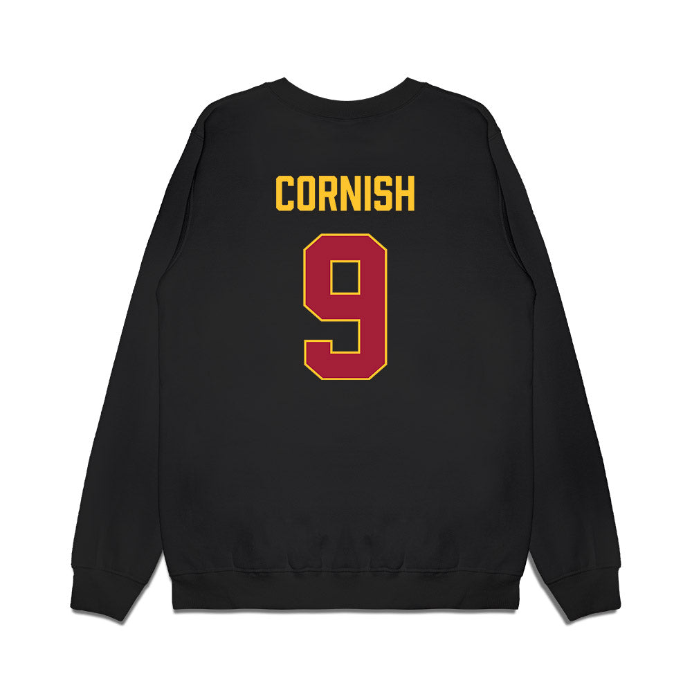 USC - NCAA Men's Basketball : Ryan Cornish - Vintage Basketball Premium Crewneck Sweatshirt-1