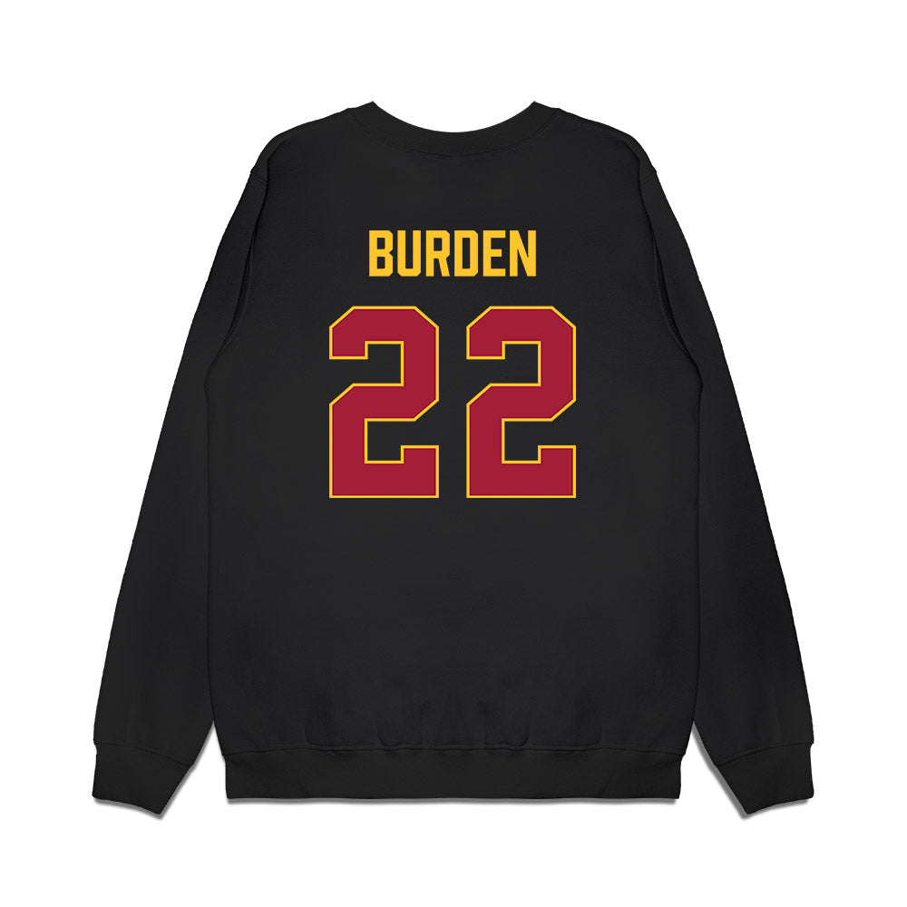 USC - NCAA Men's Basketball : Brit Burden - Vintage Basketball Premium Crewneck Sweatshirt-1