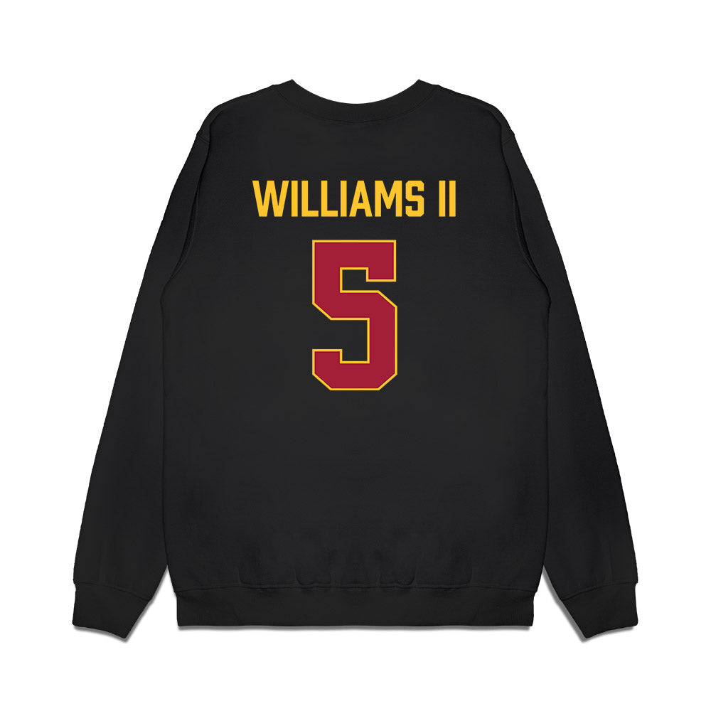 USC - NCAA Men's Basketball : Terrance Williams II - Vintage Basketball Premium Crewneck Sweatshirt-1