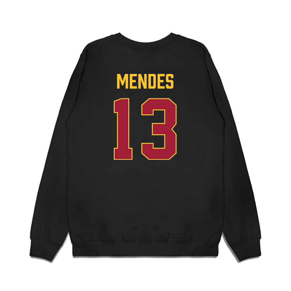 USC - NCAA Women's Basketball : Dayana Mendes - Vintage Basketball Premium Crewneck Sweatshirt-1