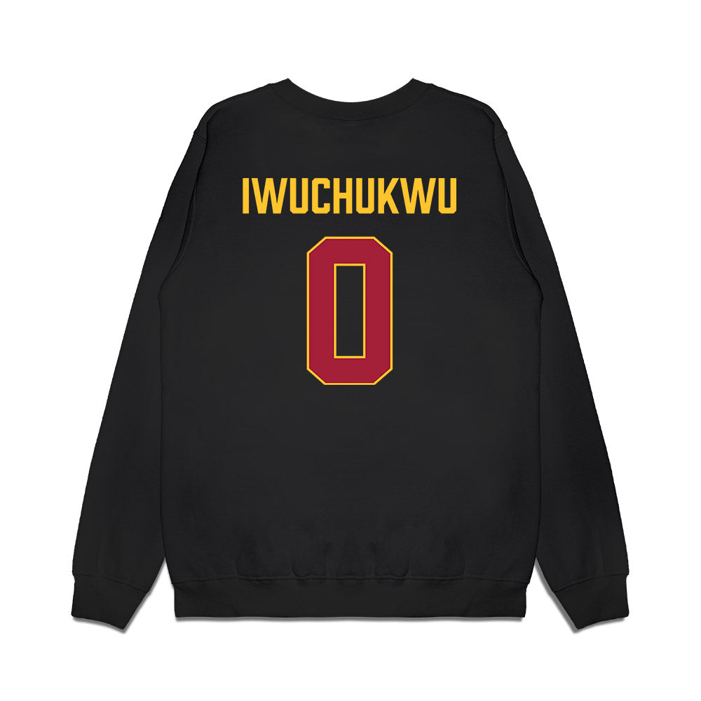USC - NCAA Women's Basketball : Vivian Iwuchukwu - Vintage Basketball Premium Crewneck Sweatshirt-1