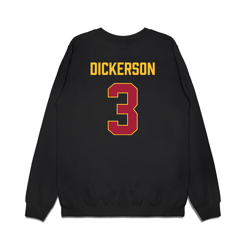USC - NCAA Men's Basketball : Amarion Dickerson - Vintage Basketball Premium Crewneck Sweatshirt-1