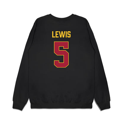 USC - NCAA Men's Basketball : KJ Lewis - Vintage Basketball Premium Crewneck Sweatshirt-1